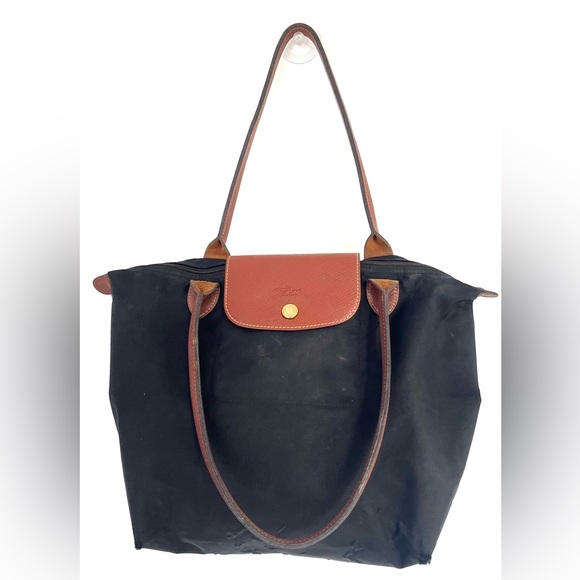 Longchamp Le Pilage Black Tote Bag - AS IS - Picture 1 of 11